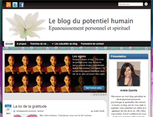 Tablet Screenshot of le-blog-du-potentiel-humain.fr